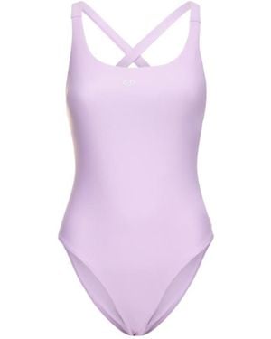 Goldbergh One-Piece Swimsuit With Crossed Back - Purple