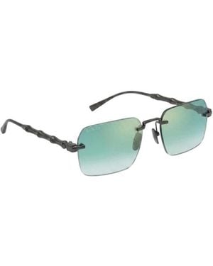Gucci Eyewear Frameless Rectangular Sunglasses - Green