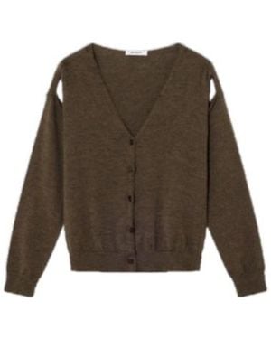 GIMAGUAS Coucou Cut-Out Cardigan - Green