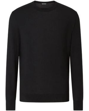 ZEGNA Crew-Neck Sweater - Black