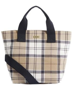 Barbour Maisy Tartan Tote Bag - Metallic