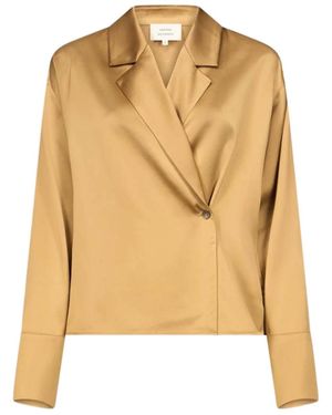 Loulou de Saison Collared Shirt - Metallic