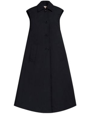 Marni Sleeveless Button-Up Coat - Blue