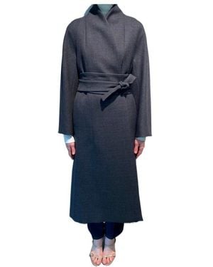 Max Mara Long-Sleeved Coat - Blue