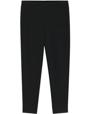 BOSS Cotton-Blend Sweatpants With Embroidered Logo - Black