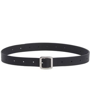 Jil Sander Buckle Fastened Belt - White
