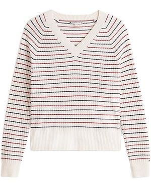 Tommy Hilfiger Long-Sleeved Jumper - White