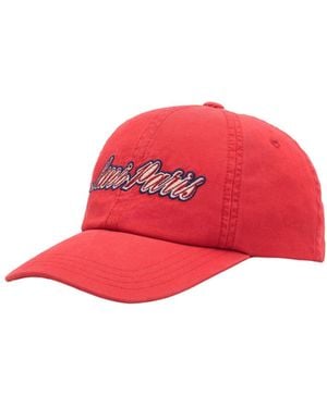 Ami Paris Ami Emboirery Cap - Red
