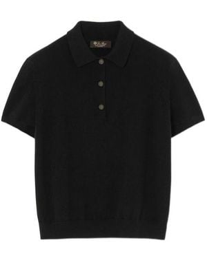 Loro Piana Classic Polo Shirt - Black