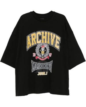 Juun.J Crew Neck T-Shirt - Black