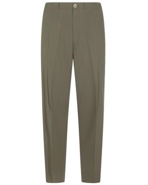 Brunello Cucinelli Pleated Chino Trousers - Green