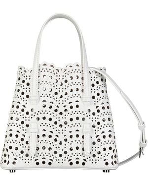 Alaïa Alaïa Mina 20 Small Tote Bag - White