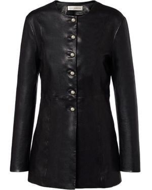 Nour Hammour Parlor Leather Jacket - Black