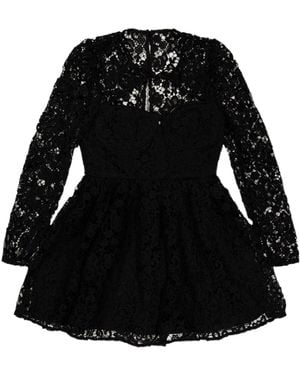 Self-Portrait Mini Dress - Black