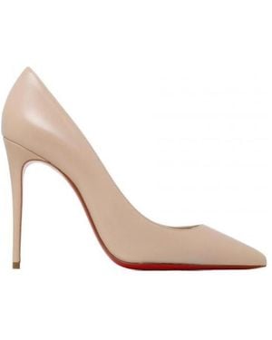 Christian Louboutin Pointy Logo Details High Heels - Pink