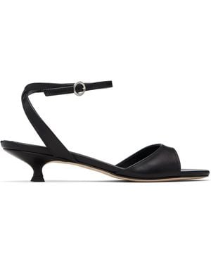 Aeyde Zelia Kitten Heel Sandals - White