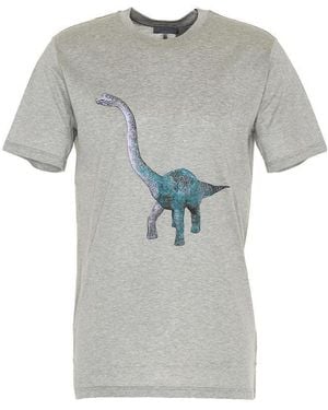 Lanvin Round-Necked T-Shirt - Grey