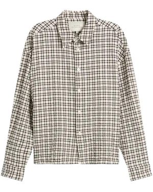 Studio Nicholson Check Shirt - Grey