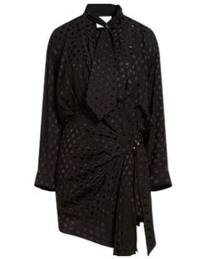 Isabel Marant Mini Dress Silk, Elastane - Black