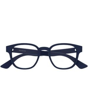 Gucci Eyewear Square Frame Glasses - Blue