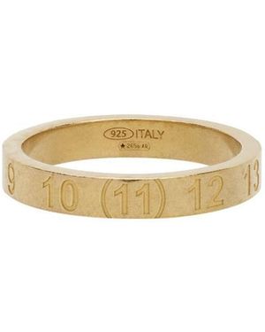 Maison Margiela Numeric Logo Ring - Natural