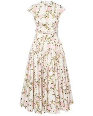 Giambattista Valli Floral Cotton Gown - White
