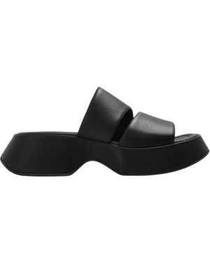 Vic Matié Mini Yoko Open Toe Sandals - Black