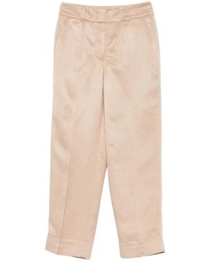 Peserico Tailored Cuffed Trousers - Natural