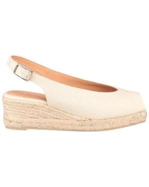 Castañer Open-Toe Wedge Sandals - Natural