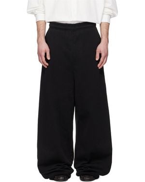 Entire studios Full Wide-Leg Sweatpants - Black