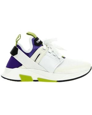 Tom Ford Jago Low-Top Trainers - White