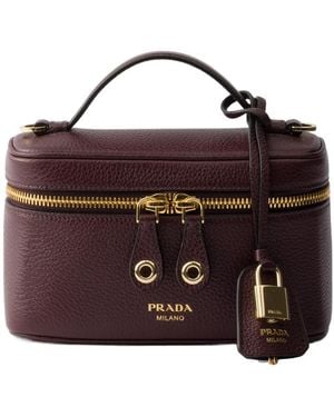 Prada Leather Mini-Bag - Purple