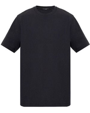 Theory Ryder Crewneck Jersey T-Shirt - Black