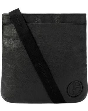 Giorgio Armani Square Shoulder Bag - Black