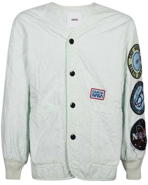 OAMC Quilted Patch Nasa Jacket - White
