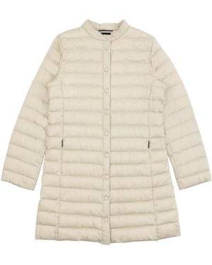 Weekend by Maxmara Logo Quilted Down Jacket - Natural