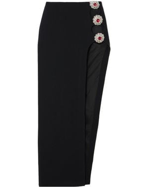 David Koma Crystal-Embellished Maxi Dress - Black