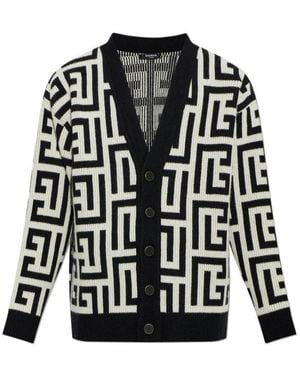 Balmain Long-Sleeve Cardigan - Black