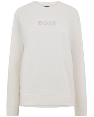 BOSS Crew Sweatshirt - White