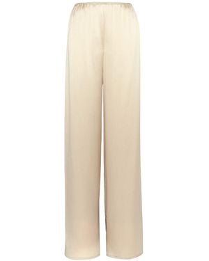 Ferragamo Loose Waist Casual Pants - Natural