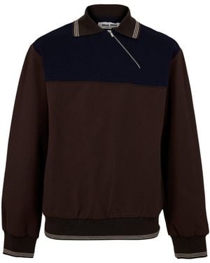 Miu Miu Two-Tone Jumper - Blue