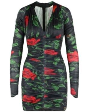 Blumarine Long-Sleeved Dress - Green