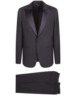 Lardini Three-Piece Tailored Suits - Black