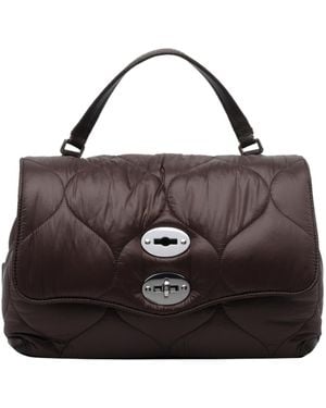 Zanellato Postina Lunaria Quilted Shoulder Bag - Brown