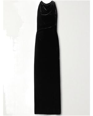 Proenza Schouler Backless Velvet Dress - Black