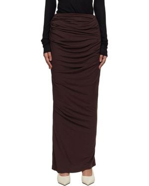Entire studios Drape Maxi Skirt - Black