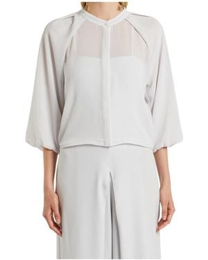 Marella Translucent Blouse - Grey