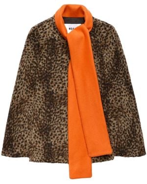 MSGM Coats - Brown