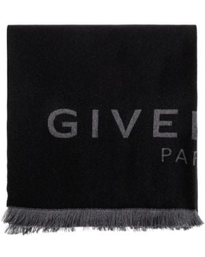 Givenchy Tasseled Scarf - Black