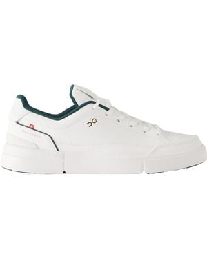On Shoes Leather Sneakers - White